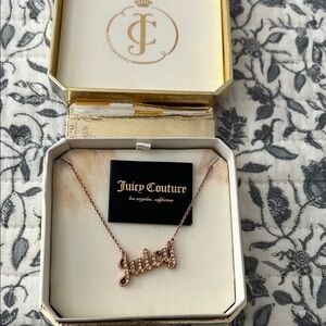 Juicy Couture Rose Gold Necklace